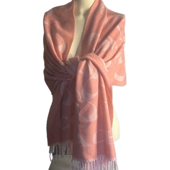 Pink Coach Oversized Scarf - Picture 3 of 5